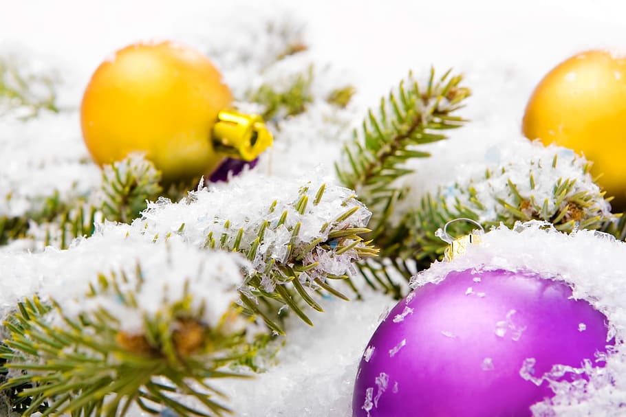 background, ball, bauble, balls, baubles, christmas, close-up HD wallpaper