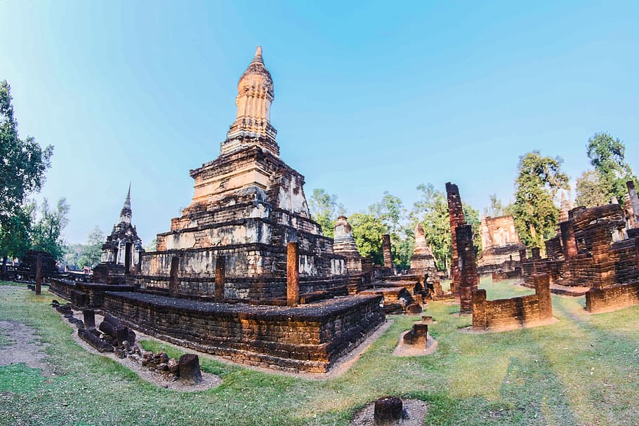 360 Photography of Brown Tower, ancient, architectural, architecture HD wallpaper