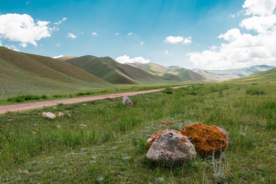 kyrgyzstan, sky, cloud - sky, scenics - nature, tranquility HD wallpaper
