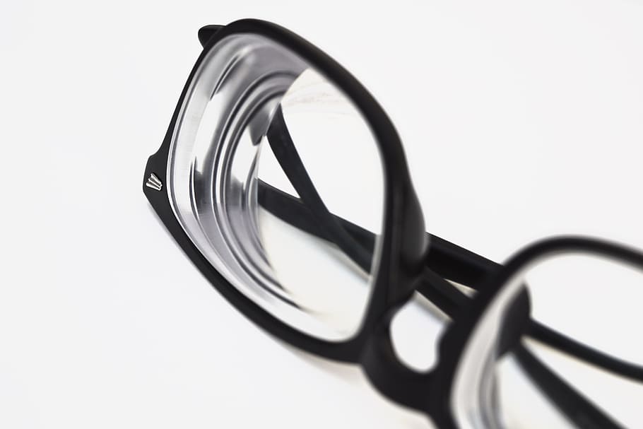 Black Framed Eyeglasses, accessory, close-up, eyewear, healthcare HD wallpaper