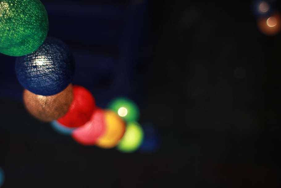 light, night, color, lighting, christmas decoration, ball, planet HD wallpaper