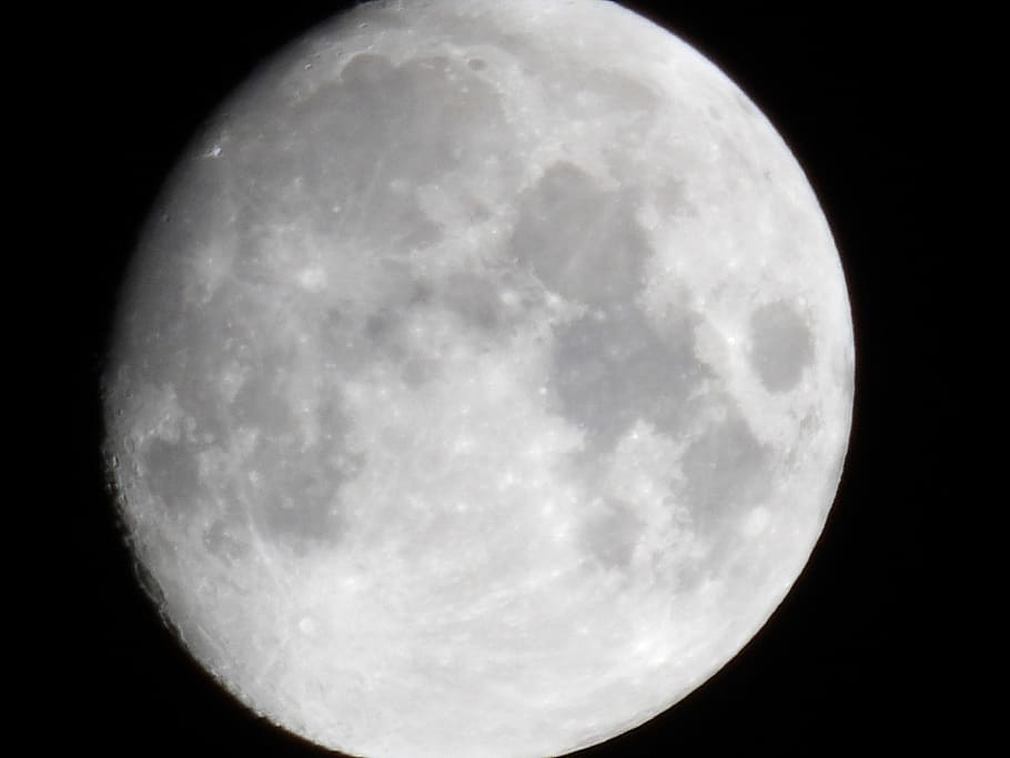 greece, moon, moonlight, space, night, astronomy, sky, moon surface HD wallpaper