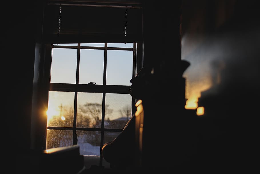 indoor, dark, room, window, glass, sunlight, blur, transparent HD wallpaper