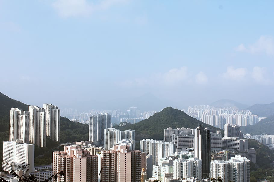 architecture, building, infrastructure, blue, sky, skyscraper HD wallpaper