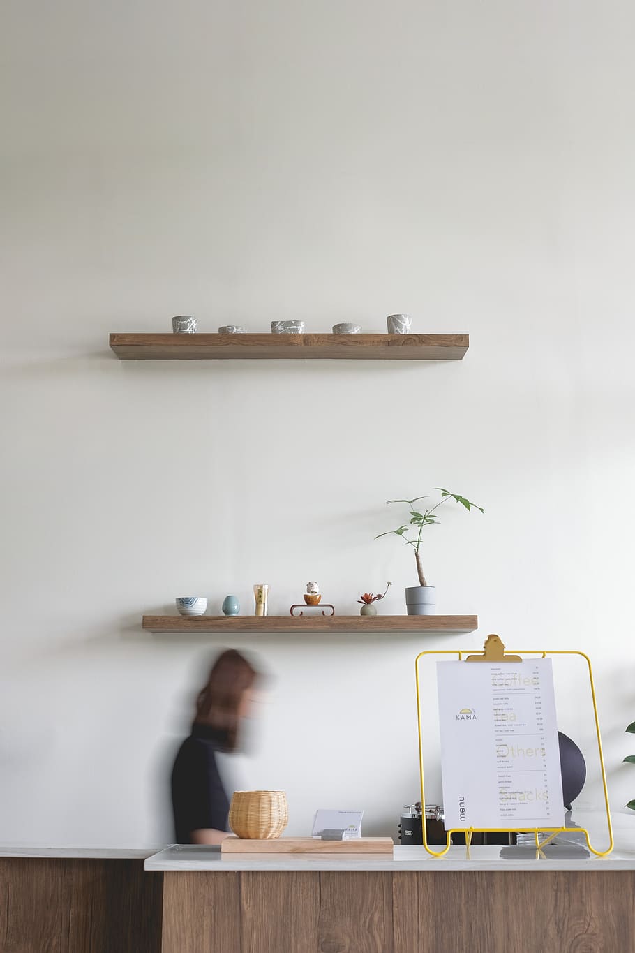 shelf, human, person, interior design, indoors, plant, jar HD wallpaper