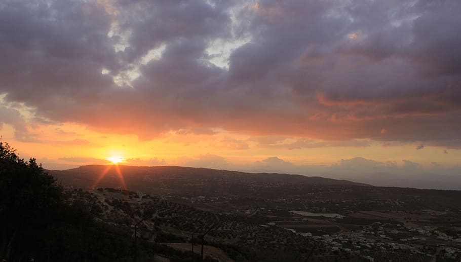 jordan, al salt, sky, cloud - sky, sunset, beauty in nature HD wallpaper