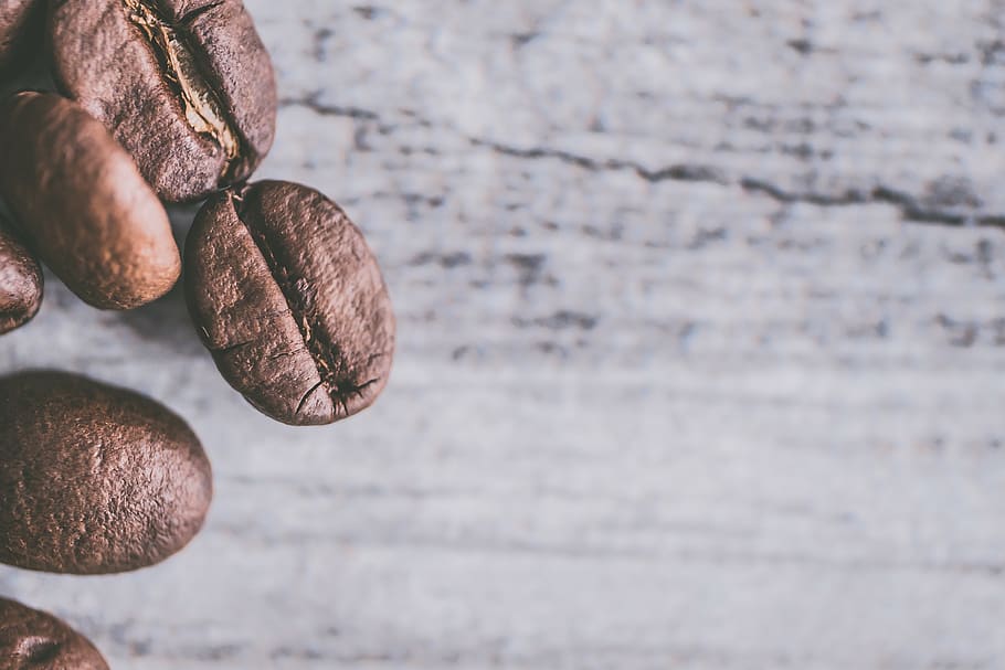 brown coffee beans, nut, close-up, nut - food, no people, food and drink HD wallpaper