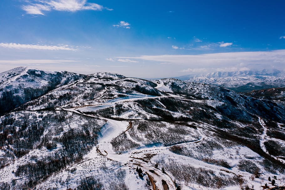 white snow covered mountain, nature, outdoors, mountain range HD wallpaper