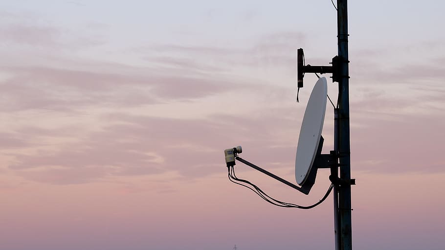 antenna, satellite dish, communications, technology, telecom HD wallpaper