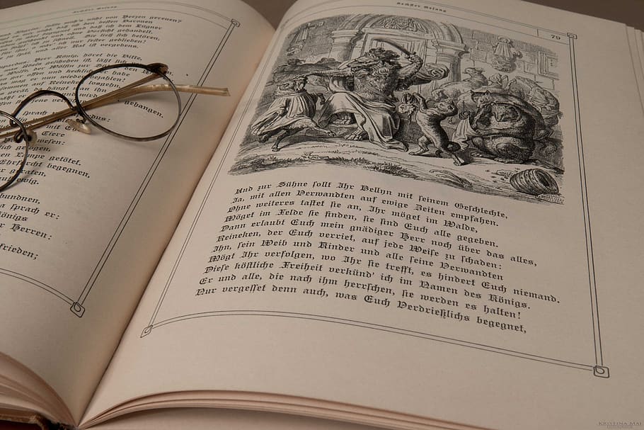 antique, glasses, old, read, books, retro, used, paper, historically HD wallpaper
