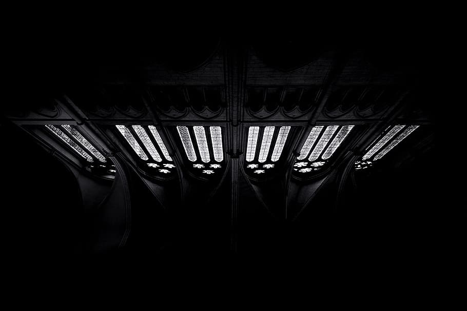france, lyon, indoors, no people, pattern, architecture, dark HD wallpaper