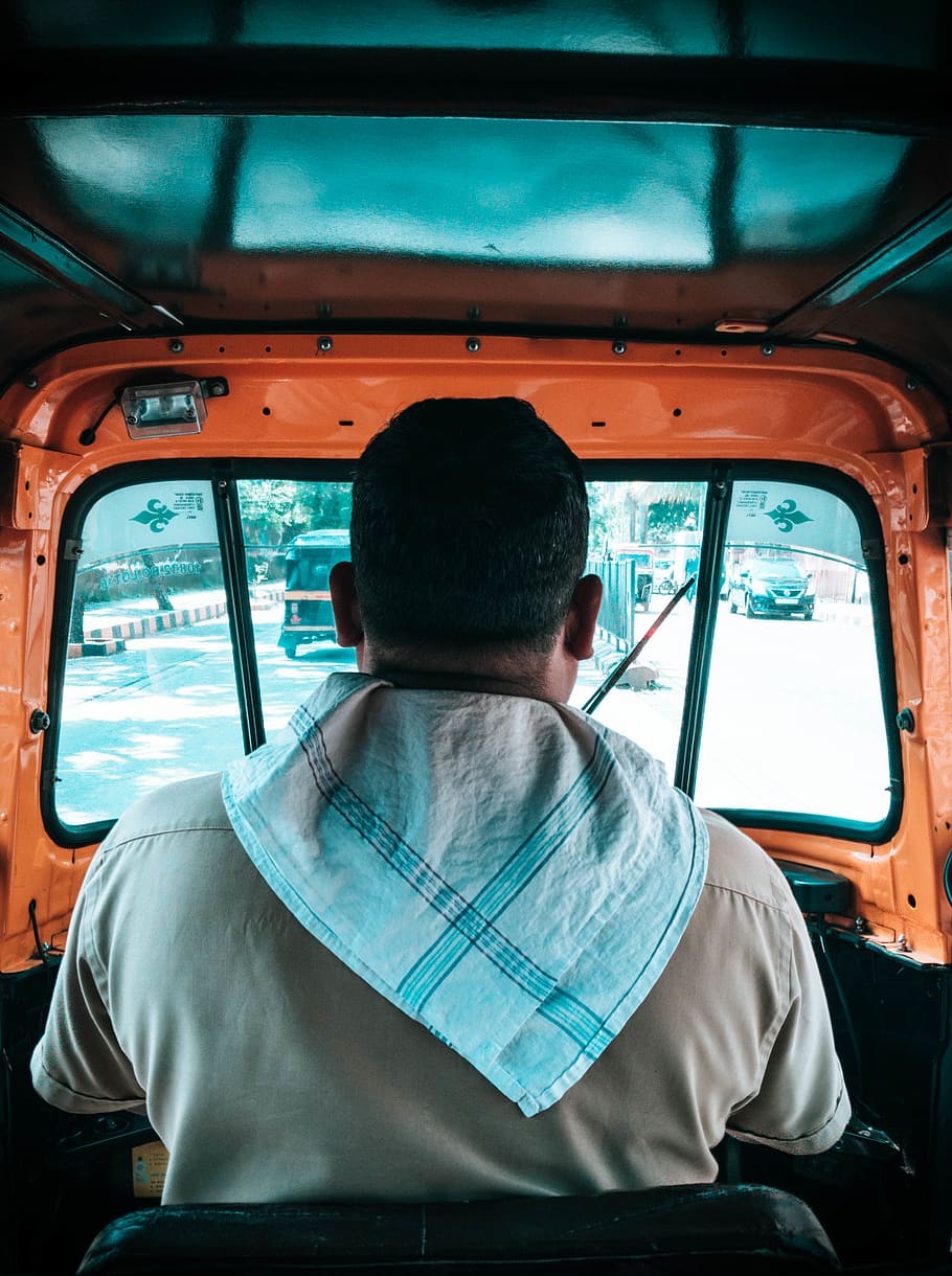 india, mumbai, dahisar west, teal, orange, travel, driving HD wallpaper