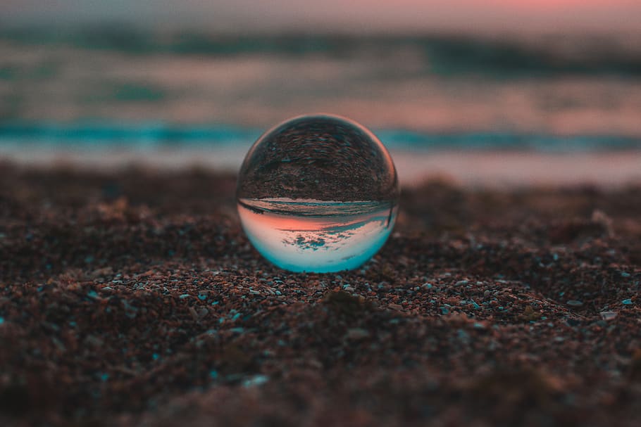 blue marble ball to, sphere, plant, vegetable, flora, bean, food HD wallpaper