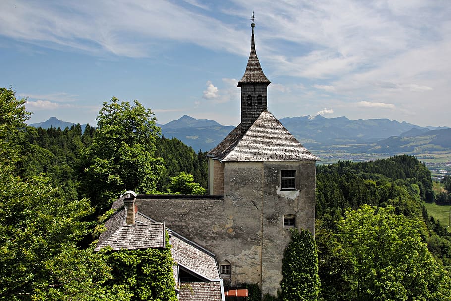 castle, fortress, hermit, building, middle ages, stone, tower HD wallpaper