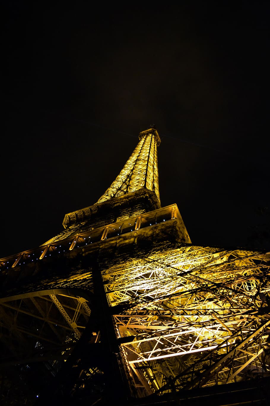 france, paris, tour eiffel, night, no people, architecture HD wallpaper