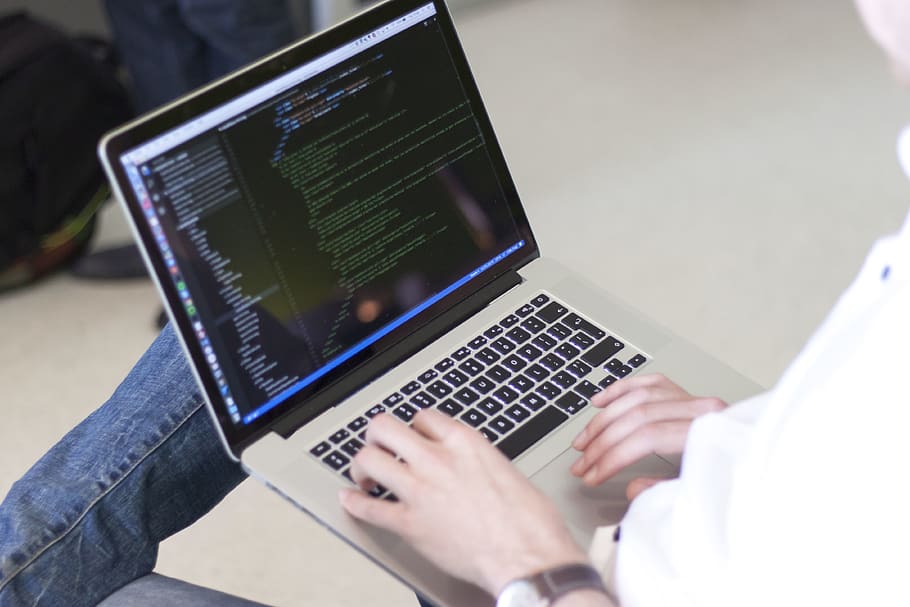 photo, xamarin, hacking, hands, man, people, human, devices HD wallpaper