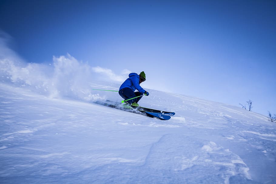 snow, winter, white, cold, weather, ice, nature, ski, glide HD wallpaper