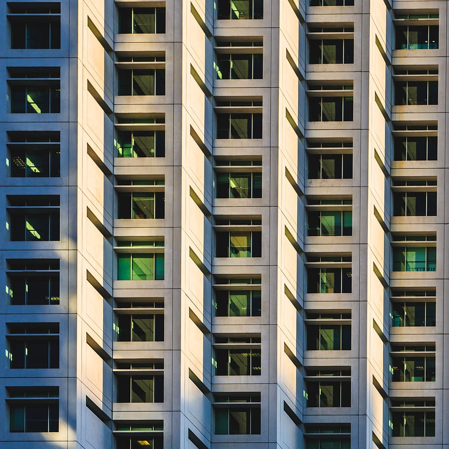 pattern, building, window, built structure, building exterior HD wallpaper
