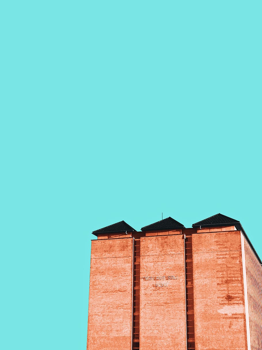 brown concrete building, brick, wall, architecture, outdoors HD wallpaper