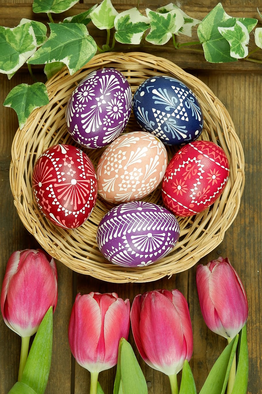 sorbian easter eggs, spring, spring decoration, bossi technology HD wallpaper
