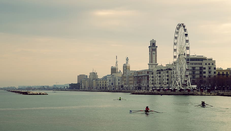 London Eye, architecture, boat, bridge, buildings, city, cityscape HD wallpaper