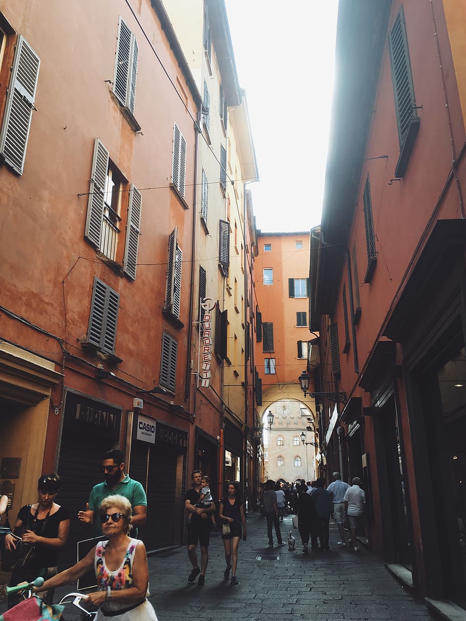 pedestrian, human, person, street, city, urban, town, building HD wallpaper