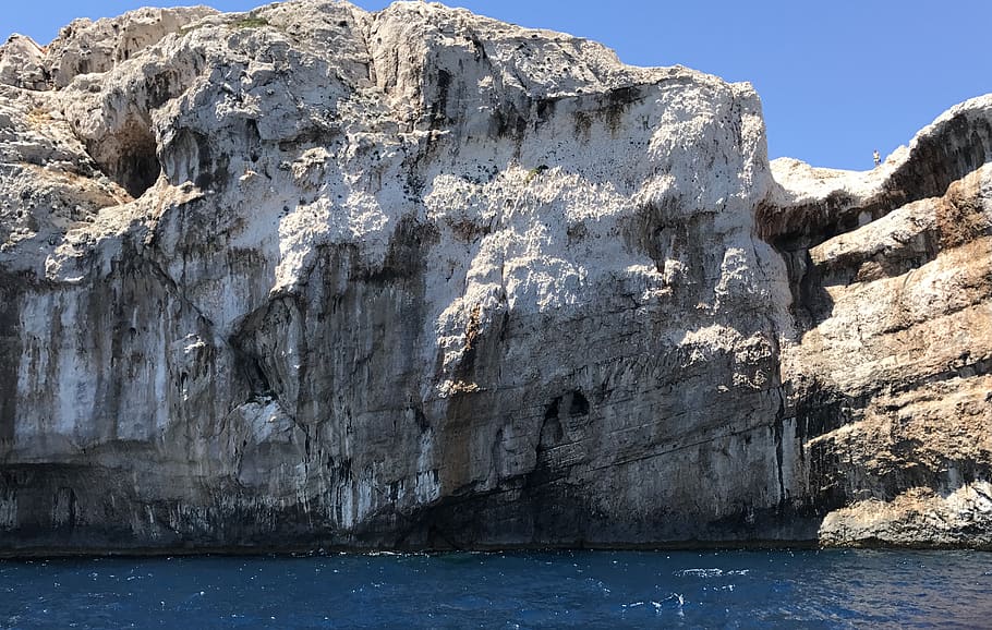croatia, sali, reefs, with, the, sea, landscape, blue, rock HD wallpaper