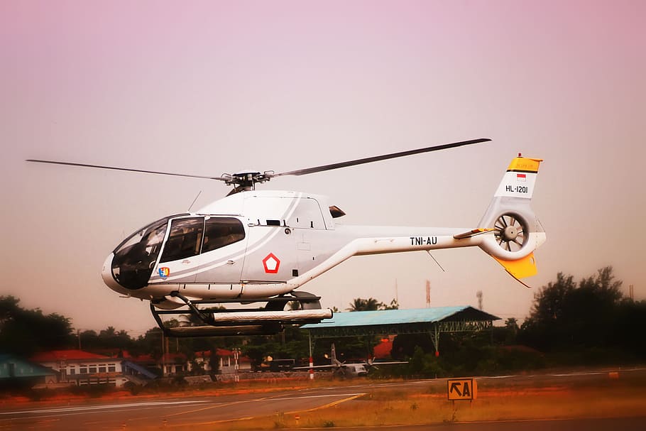 helicopter, airforce, indonesia, military, show, mode of transportation HD wallpaper
