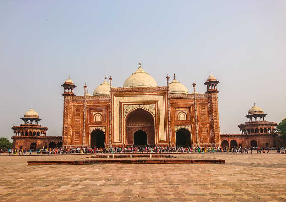 Taj Mahal, architecture, building, castle, culture, daylight HD wallpaper