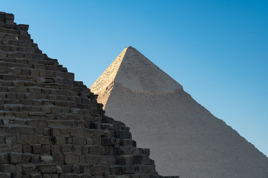 pyramids, egypt, giza, old, monument, pharaoh, history, the past HD wallpaper