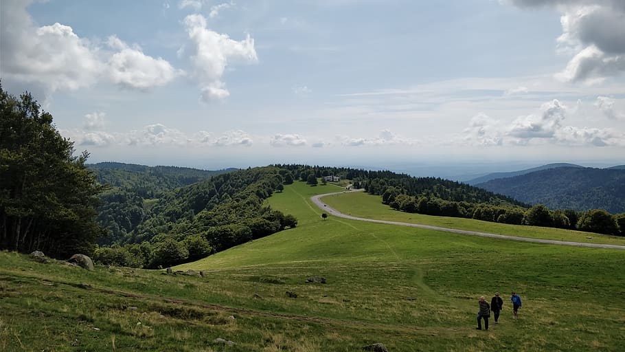 landscape, mountain, cloud, alsace, hiking, nature, clouds HD wallpaper