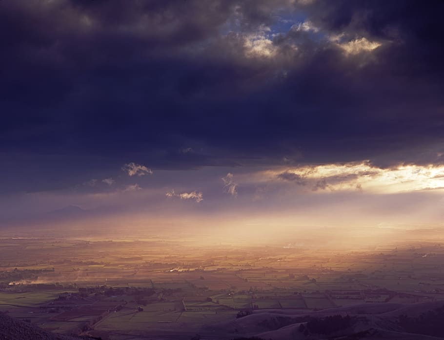 storm, cloud, weather, menace, light, breaking cloud, clearing storm HD wallpaper