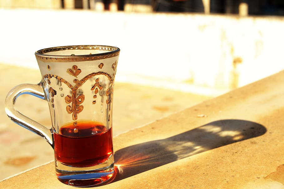 shadow, tea, cup of tea, reflection, close up, drink, food and drink HD wallpaper