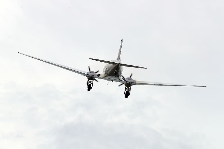 flight white aircraft, airplane, transportation, flying, united states HD wallpaper