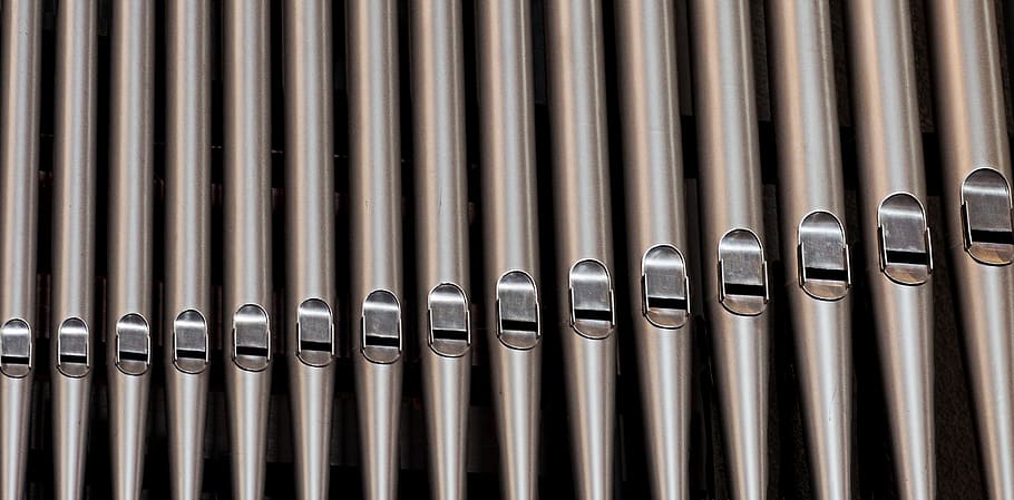 Silver Music Wind Instrument, aluminum, chrome, classic, design HD wallpaper