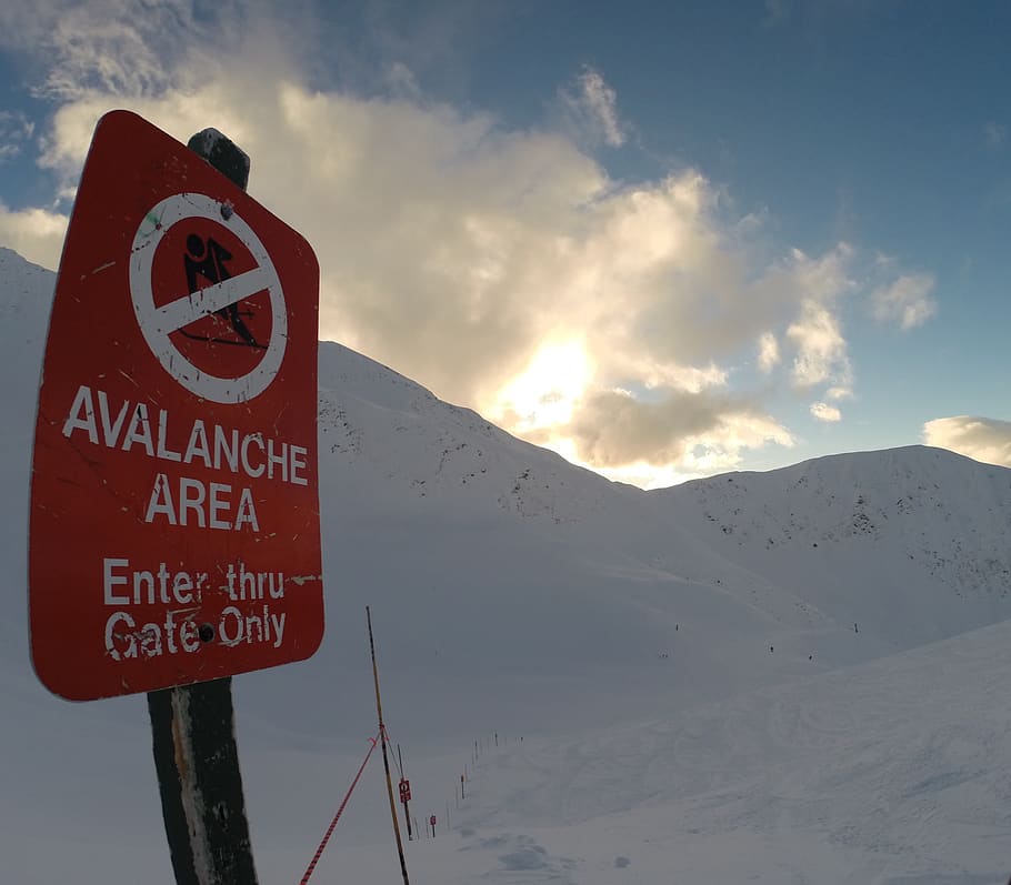 Avalanche area