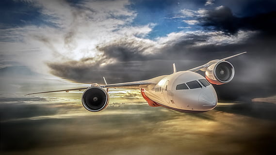 concept, airplane, jet, flight, idea, conceptual, 3d, cad, design HD wallpaper