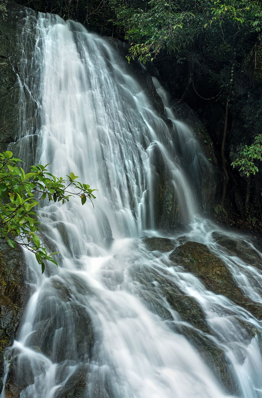 waterfalls photo, scenics - nature, motion, beauty in nature HD wallpaper
