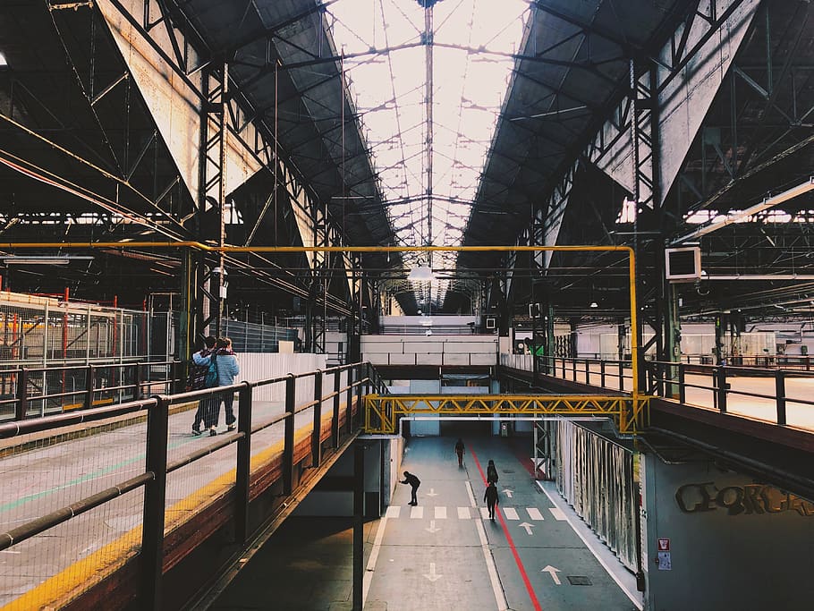 factory interior, architecture, built structure, transportation HD wallpaper