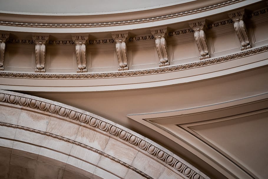 building, architecture, arched, window, column, pillar, skylight HD wallpaper