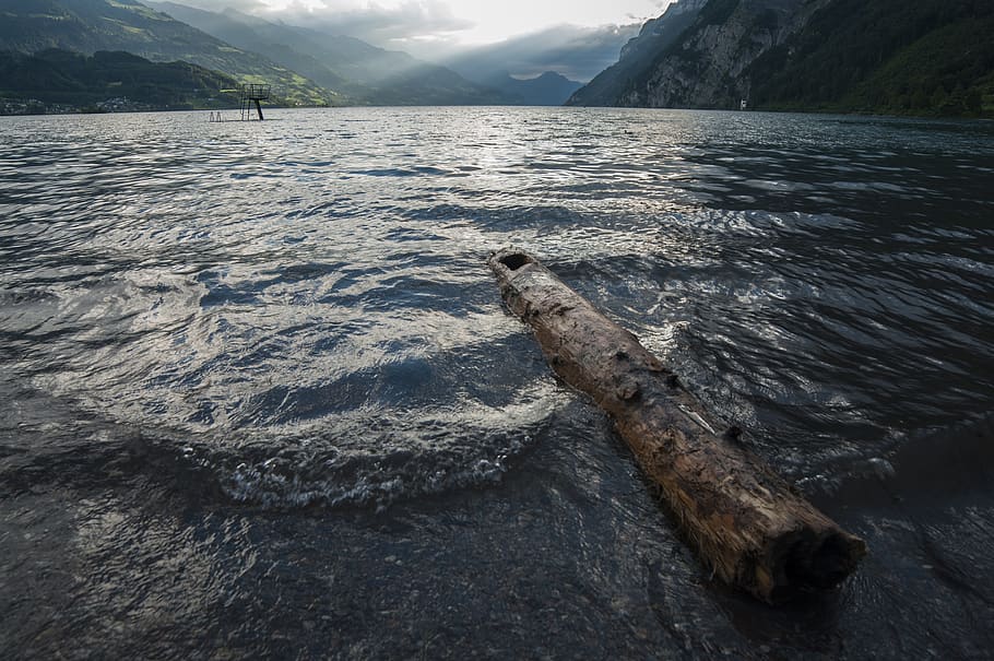switzerland, walensee, water, nature, mountain, beauty in nature HD wallpaper