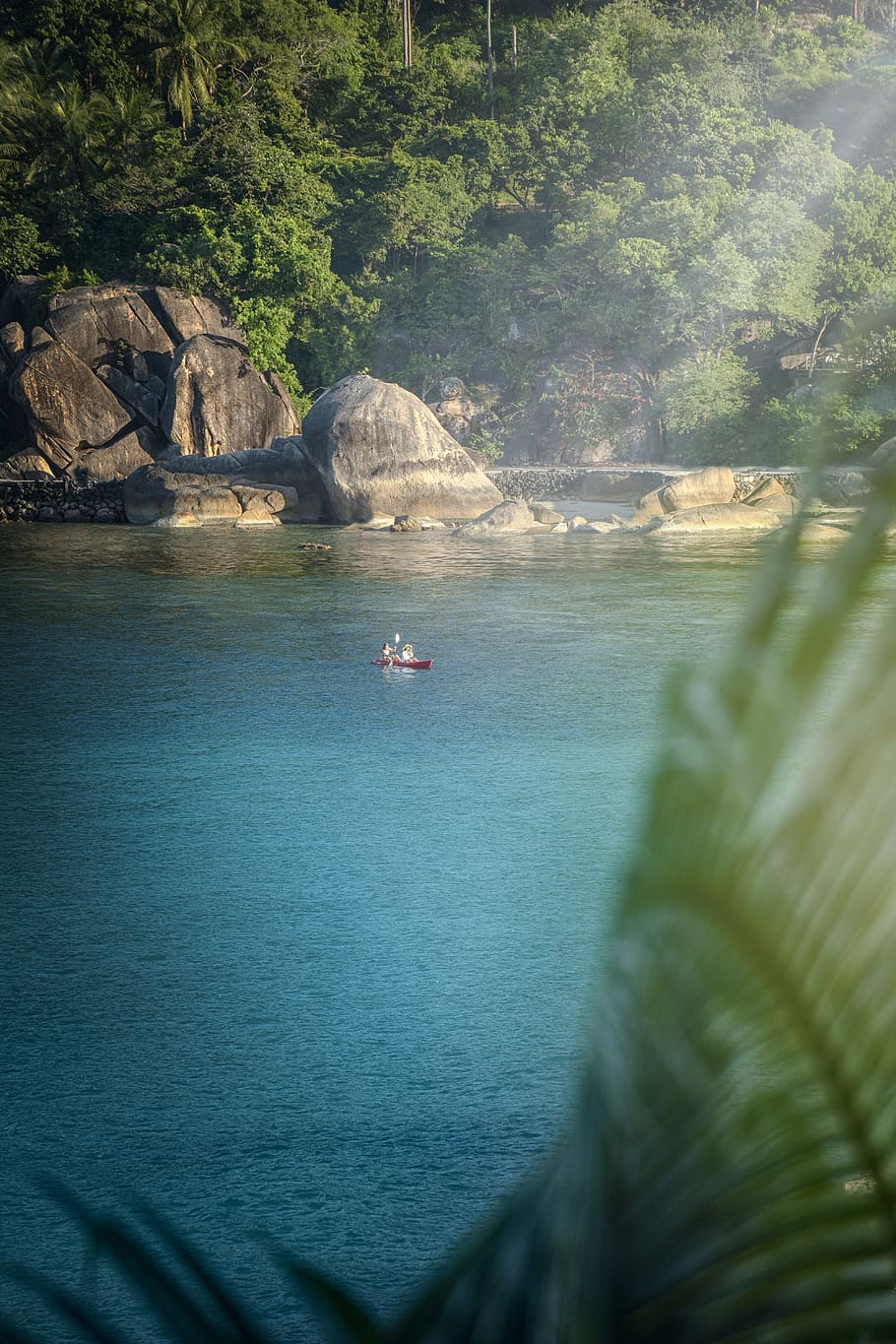 HD wallpaper: Boat On Calm Water, kayak, kayaking, ocean, sea, thailand ...