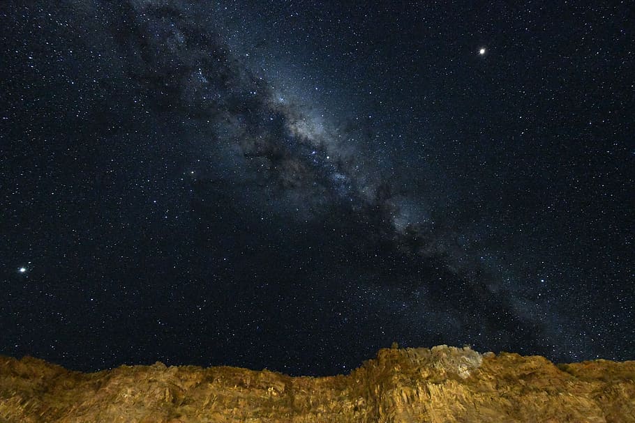 Milky Way Galaxy, constellation, cosmos, exploration, long-exposure HD wallpaper