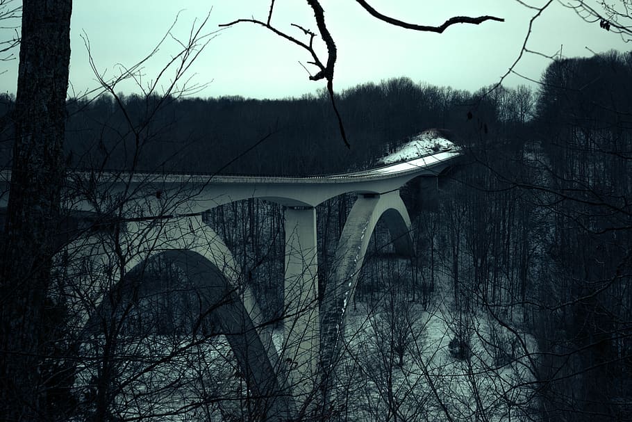 franklin, united states, foreboding, scary, horror, cold, snow HD wallpaper
