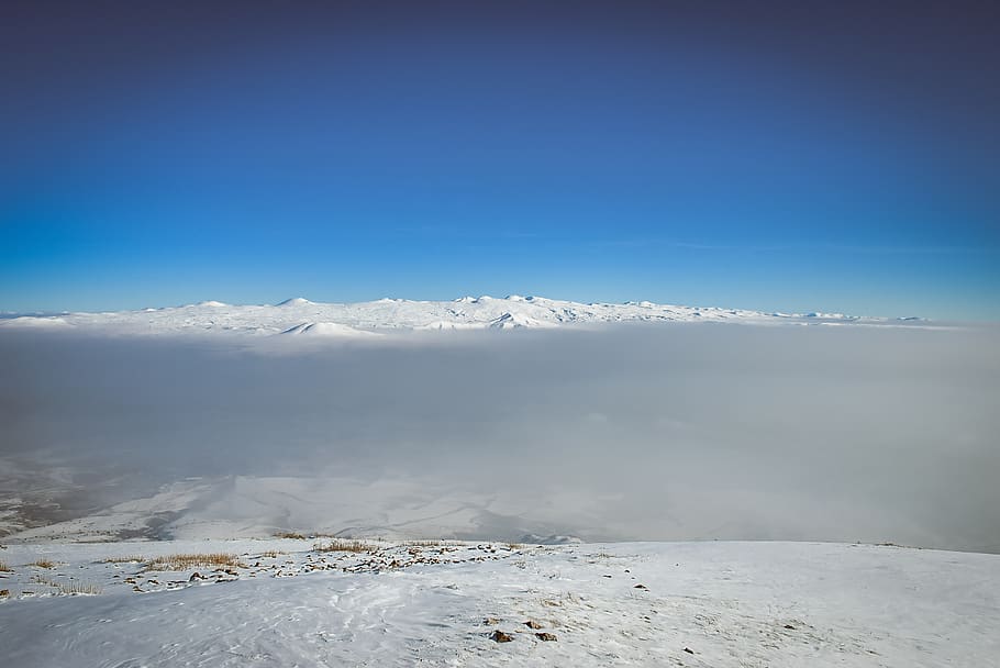 nature, outdoors, scenery, mountain, slope, mountain range HD wallpaper