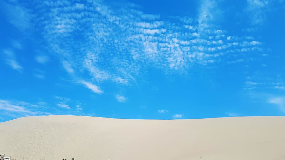 peru, ica, blue, sky, cloud - sky, scenics - nature, sand, land HD wallpaper