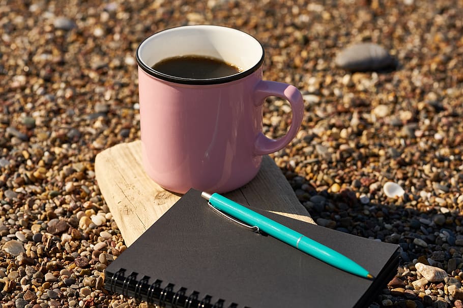 notebook, pen, black, to write, read, author, poet, the work HD wallpaper