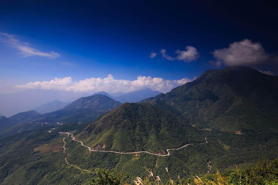 Green Mountain, beautiful, environment, hill, landscape, mountains HD wallpaper