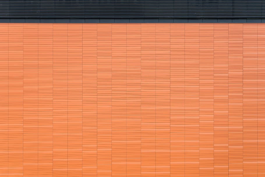 orange, wall, pattern, backgrounds, full frame, architecture HD wallpaper
