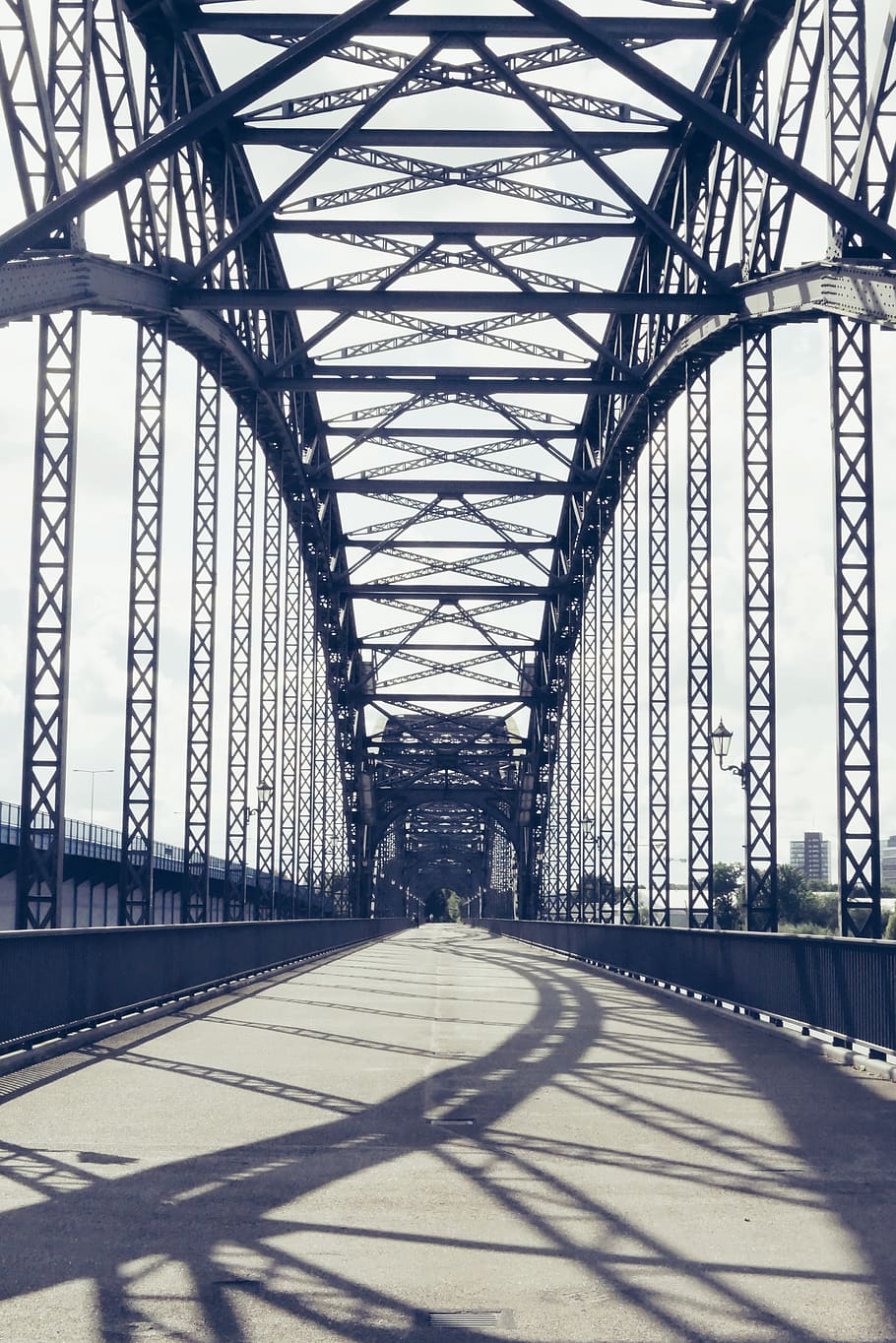 hamburg, germany, bridge, construction, the way forward, direction HD wallpaper